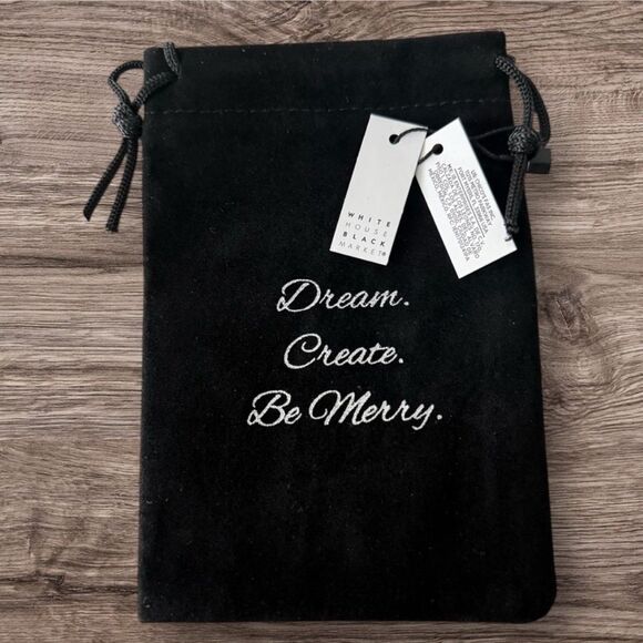 Bundle of 10 White House Black Market Bracelet Bar Bag Black Jewelry Bag Holder - Picture 1 of 4